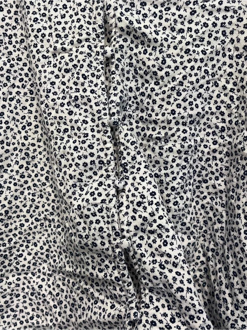 Old‎ Navy White V-Neck Long Sleeve Dot Print Blouse Plus Size 2X